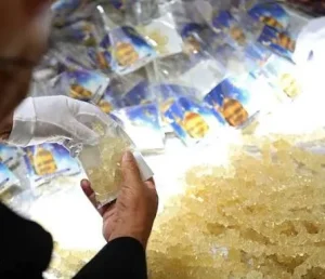 گرفتن بسته متبرک از حرم امام رضا