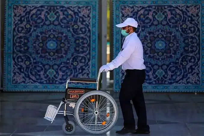 نقشه خدمات ویلچر و مسیر ها