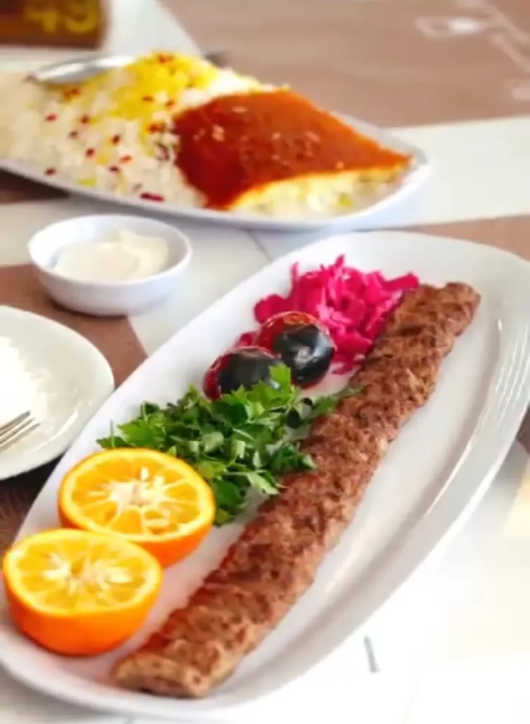 چلو لقمه مخصوص حاج حسن مشهد