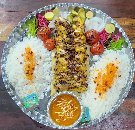 جوجه فسنجانی رستوران بهارستان مشهد