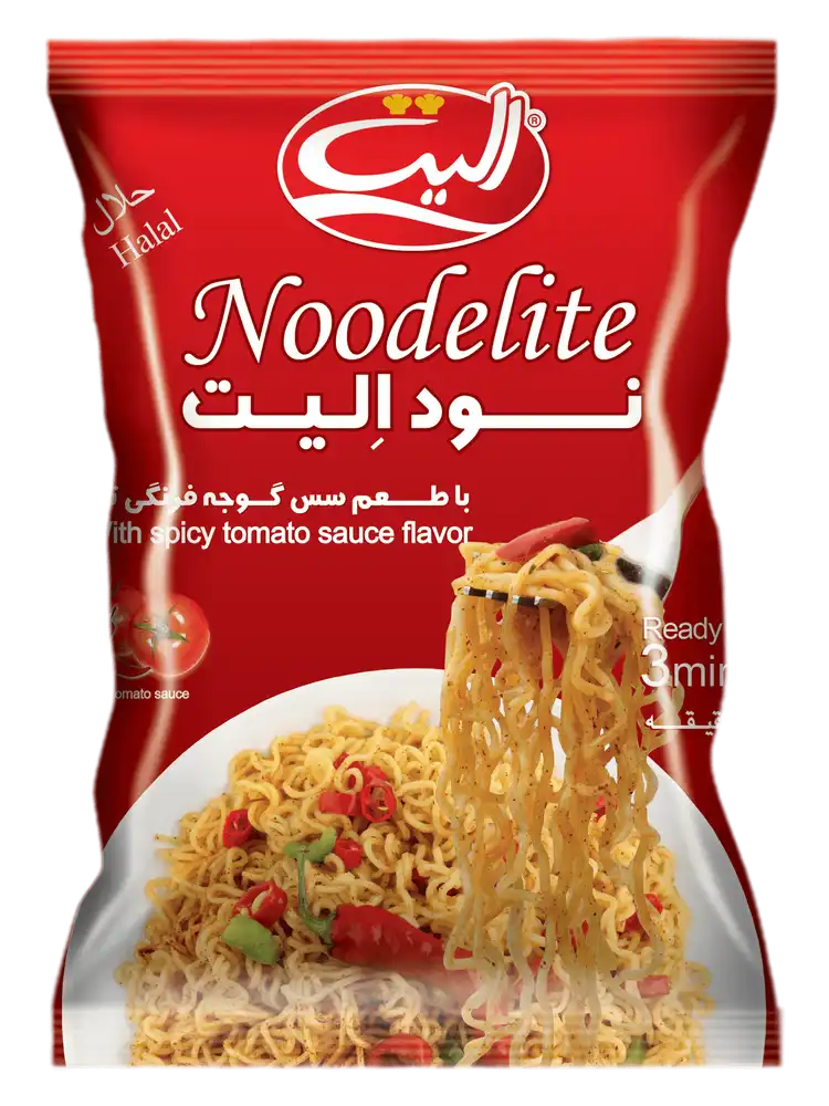 نودل گوجه فرنگی تند