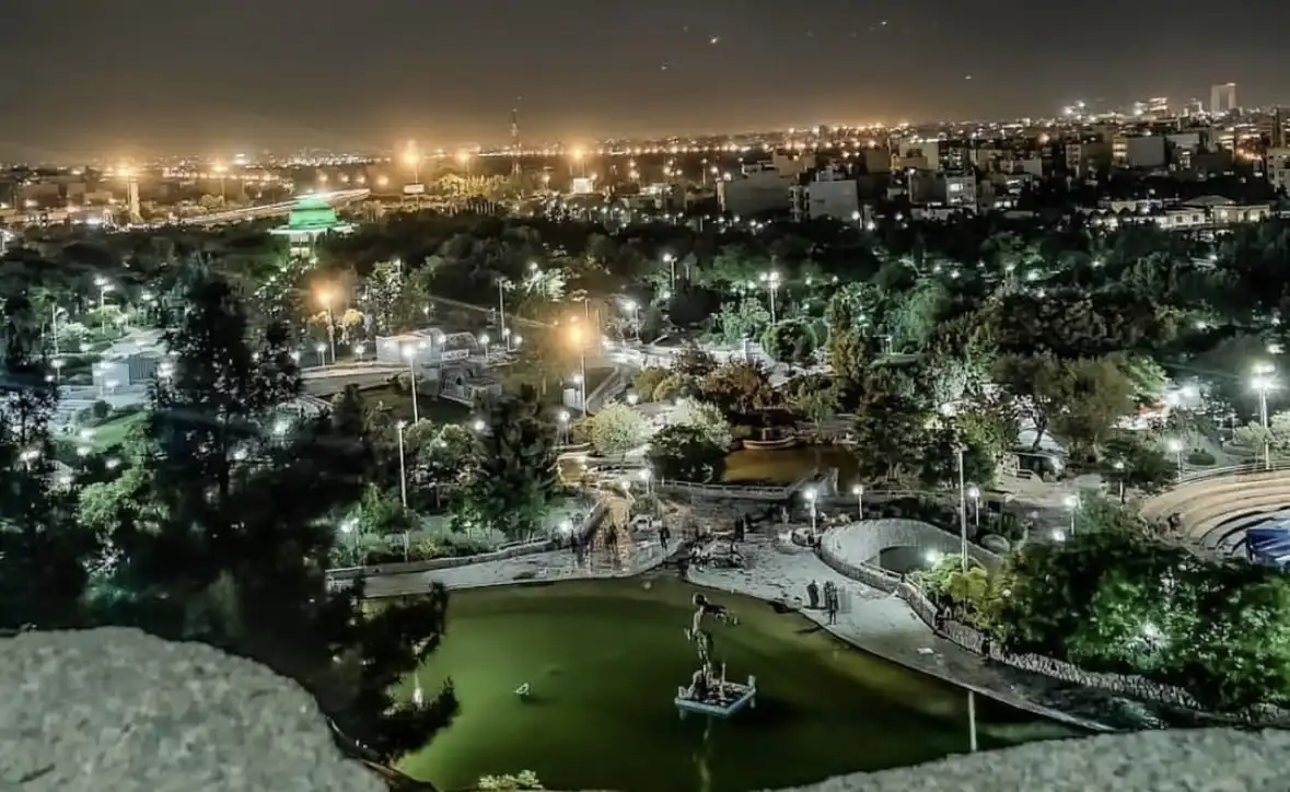 نورپردازی پارک کوهسنگی مشهد