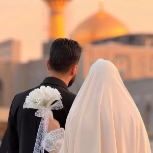 عقد در حرم امام رضا