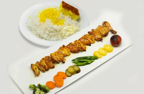 جوجه کباب فیله ویژه رستوران رضایی مشهد