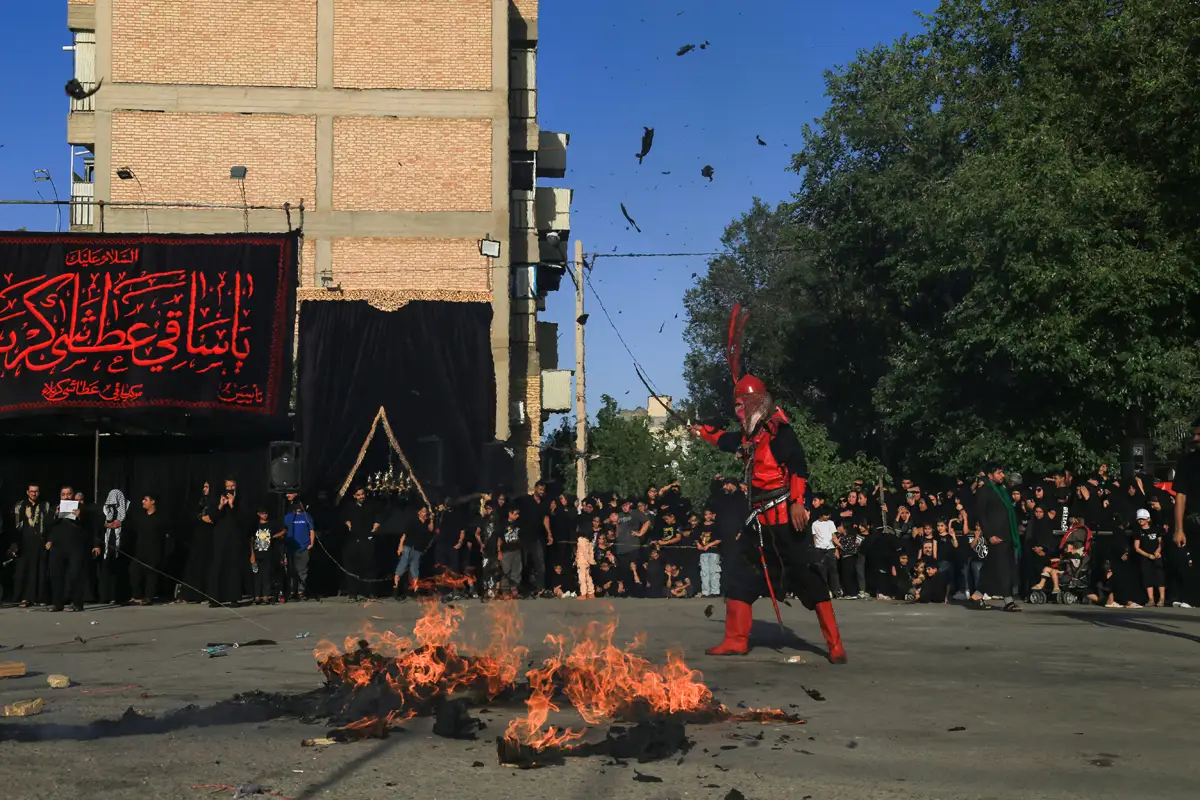 عزاداری در شهرک عربا مشهد