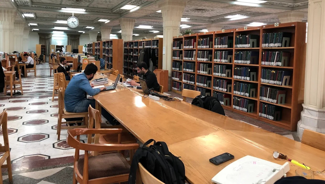 کتابخانه حرم امام رضا در قدیم