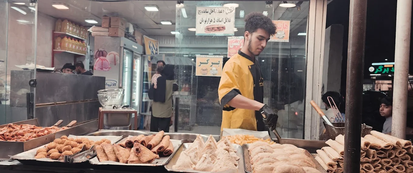 فلافل فروشی های شهرک عربا مشهد