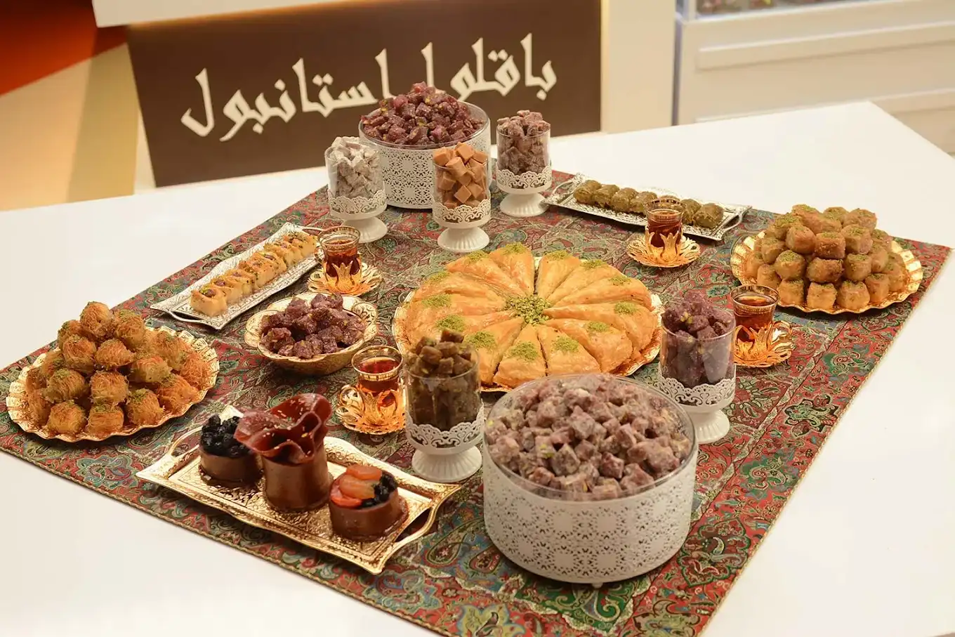 منو باقلوا استانبول لذیذ مشهد