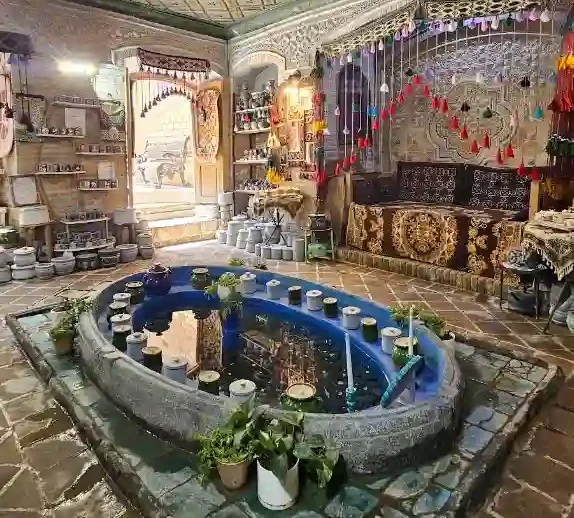 بخش های مختلف خانه تاریخی داروغه مشهد
