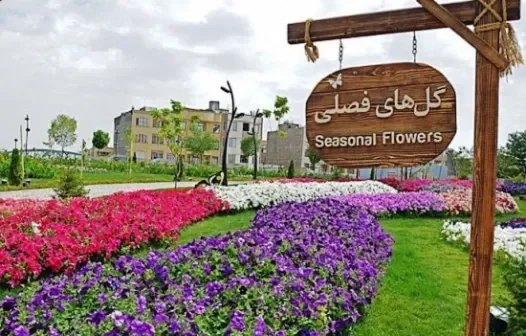 باغ گل های فصلی باغ گلها مشهد