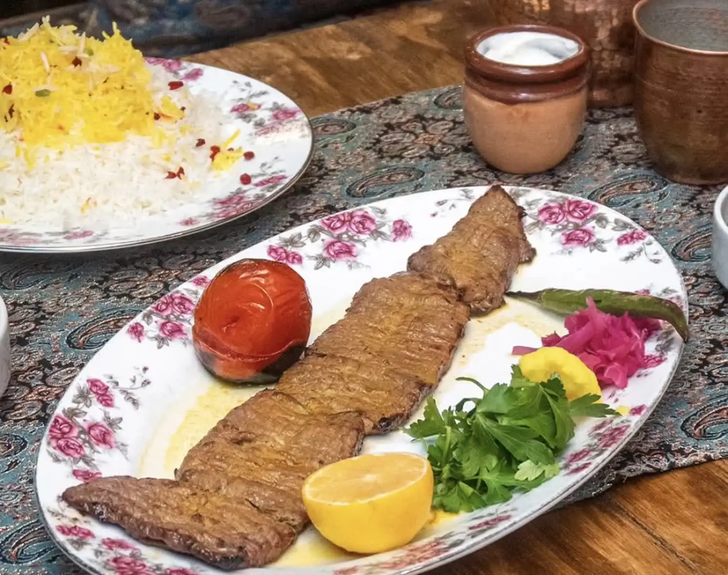 منوی رستوران سنتی جیران مشهد