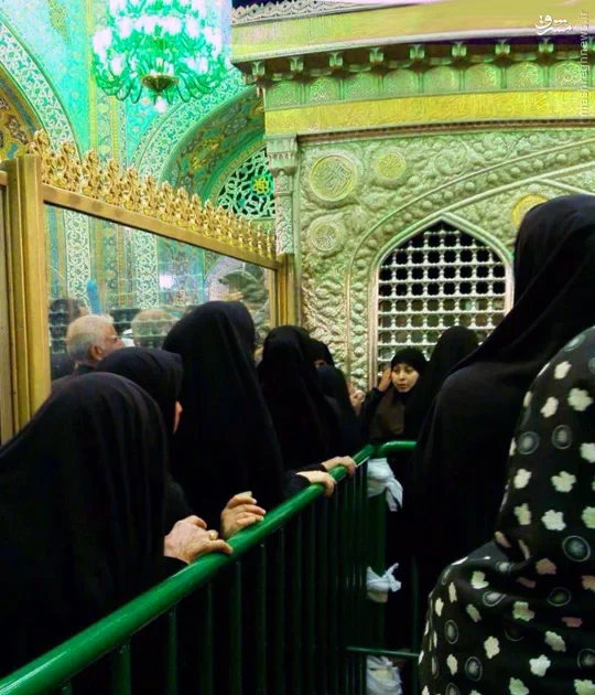 صف زیارت امام رضا (ع)