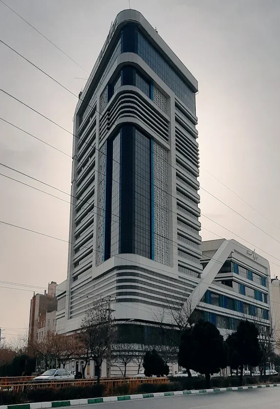 نمای بیرونی برج مروارید گوهرشاد مشهد
