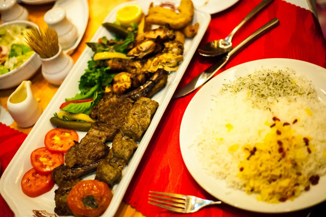منو رستوران تشریفات طرقبه