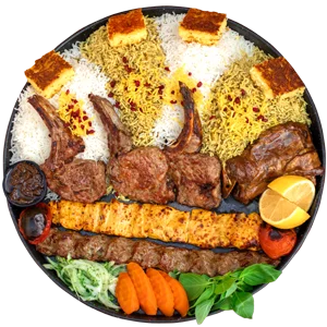 سینی های دورهمی رستوران سدروس مشهد