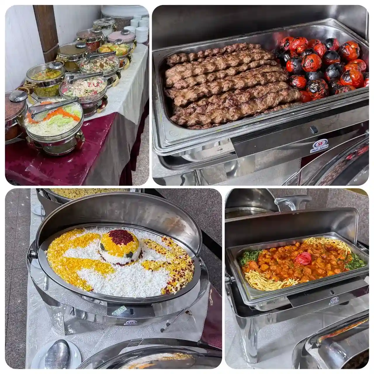 غذای هتل سفرا طلایی مشهد