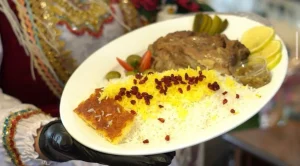 غذای رستوران میرزا پلو کوهسر مشهد